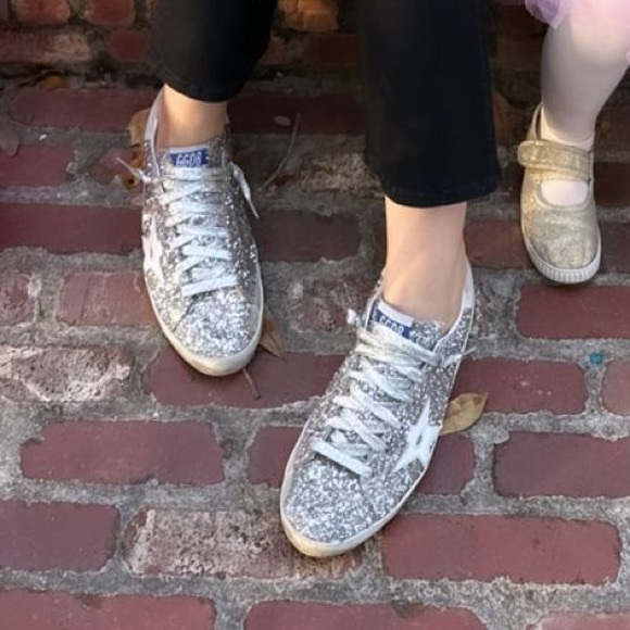 Golden Goose Superstar silver glitter 39 - Picture 10 of 11